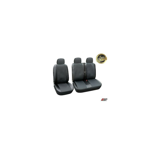 Single & Double Black Pu Leather & Fabric Seat Covers For Mercedes Sprinter