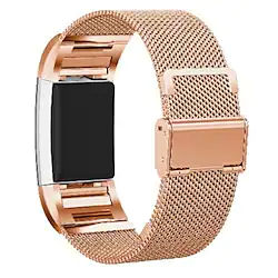 1 pcs Smart Watch Band for Fitbit Charge 2 Stainless Steel Smartwatch Strap Milanese Loop Replacement Wristband Lightinthebox