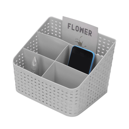 (Grey) Cosmetic Storage Box Organizer Storage Box