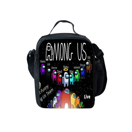 (Funny) Among Us Insulated Lunch Bag School Outdoor Lunchbox
