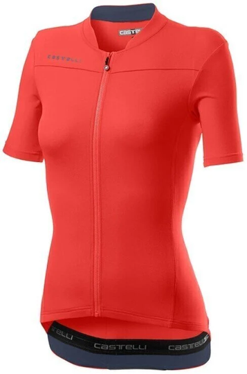 Castelli Anima 3 Jersey Brilliant Pink/Dark Steel Blue S
