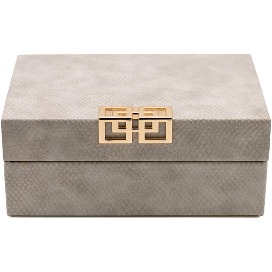 Modern Grey Jewellery Accessory Storage Box