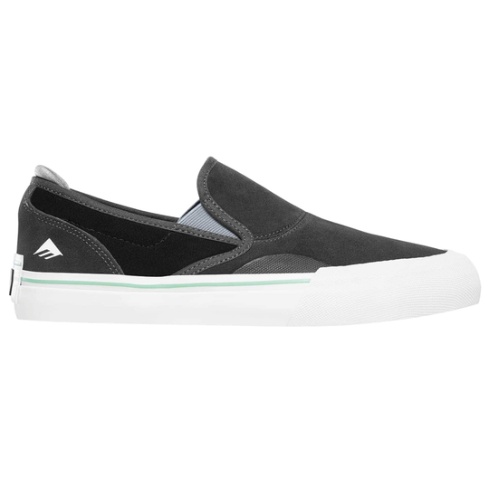 Emerica Wino G6 Slip On Shoes - Dark Grey/Black