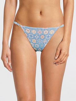 Solid & Striped The Lulu Bikini Bottoms - Blue