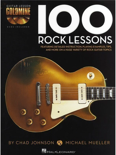 Hal Leonard Chad Johnson/Michael Mueller: 100 Rock Lessons Music Book