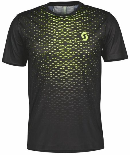 Scott RC Run SS Mens Shirt Black/Yellow M