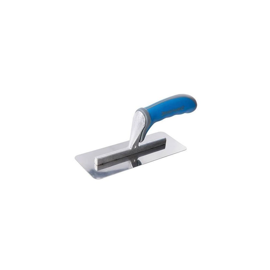 Silverline Mini Plastering Trowel Soft-grip 200mm - mini plastering trowel softgrip silverline 200mm 967556