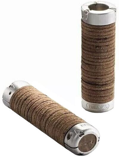 Brooks Plump Leather Grips Brown