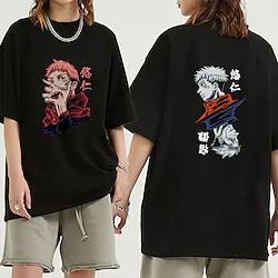 Inspired by Jujutsu Kaisen Ryomen Sukuna T-shirt Cartoon Manga Anime Harajuku Graphic Street Style T-shirt For Men's Women's Unisex Adults' Hot Stamping 100% Polyester Casual Daily Lightinthebox