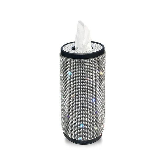 Crystal Car Tissue Box Creative Diamond Paper Towel
