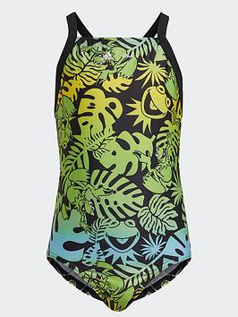 adidas X Disney Muppets Swimsuit - Black, Black, Size 2-3 Years, Women