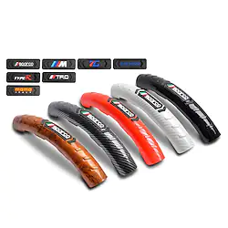 2 PCS Carbon Fiber Steering Wheel Cover for Men Sporty Wheel Protector Anti Skid Soft Leather Universal for 14 15 16 inch Car Steering Wheel For 15~151/2 Lightinthebox