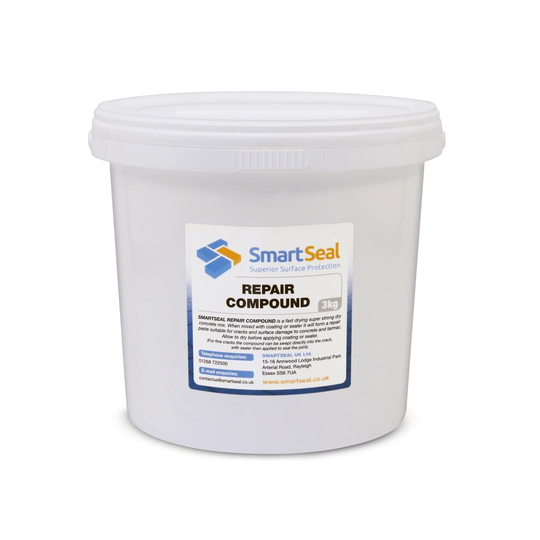 ((Slate Grey)) Smartseal Crack Repair Compound (3kg) - Repair cracks in concrete & tarmac - Different Colours Available