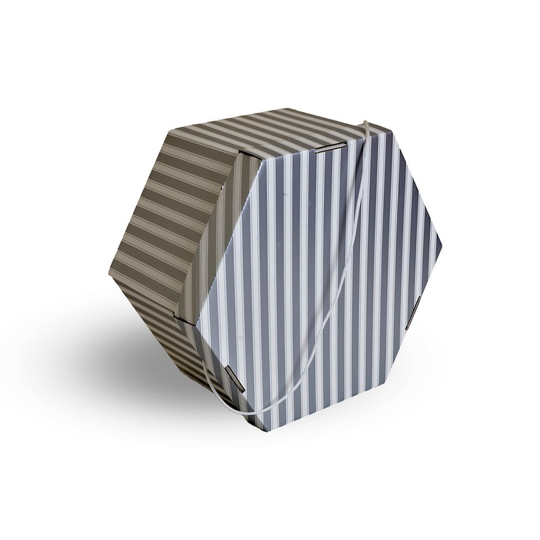 (Silver & White, L) Wedding/formal hat storage boxes 2 sizes 4 colours
