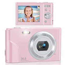 Digital Camera 1080P 36 Mega Pixels Vlogging Camera with 16X Digital Zoom Compact Portable Mini Cameras for Beginners Christmas Brithday Gift Lightinthebox