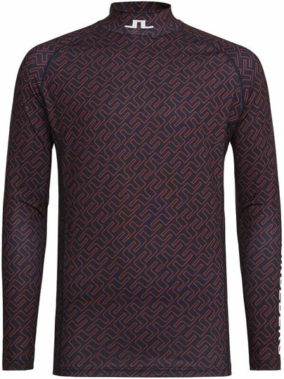 J.Lindeberg Aello Soft Compression Print Top Ketchup Bridge Monogram L