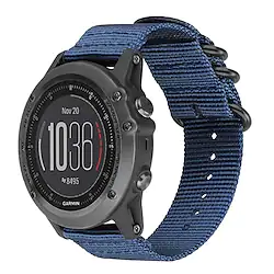 Smart Watch Band for Garmin Fenix 7X / 6X / 5X / 3 Sapphire Fenix 6X Pro / 5X Plus / 3 HR Descent Mk1 Mk2 Mk2i Enduro 2 Quatix 3 Nylon Smartwatch Strap Breathable Sport Band Replacement Wristband Lightinthebox