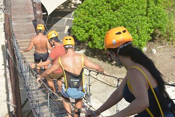 Playa del Carmen Jungle Tour: Tulum, Cenote Snorkeling, Ziplining and Lunch
