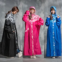 Women's Men's Rain Jacket Rain Poncho Camouflage Long Waterproof Raincoat Scandinavian Raincoats Winter Summer Outdoor Quick Dry Lightweight Breathable Coat Top Hunting Fishing Climbing Blue Red Lightinthebox