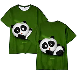 Inspired by Bing Dwen Dwen T-shirt Cartoon Manga Anime Harajuku Graphic Kawaii T-shirt For Men's Women's Unisex Adults' Hot Stamping 100% Polyester Lightinthebox