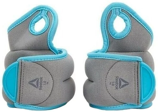 Reebok Wrist Weights Grey-Blue 1 kg