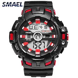 LED Bracelet Digital Waches SMAEL Brand Luxury Clock Men Military Watches Alarm relogio montre1532B Men Watches Sport Waterproof Lightinthebox