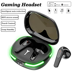 Pro60 True Wireless Headphones TWS Earbuds In Ear Bluetooth 5.1 Waterproof Noise cancellation LED Light for Apple Samsung Huawei Xiaomi MI Mobile Phone Lightinthebox