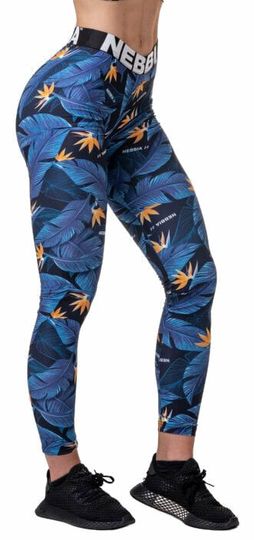 Nebbia Mid-Waist Ocean Power Leggings Ocean Blue XS