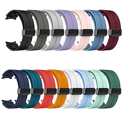 1 pcs Smart Watch Band for Samsung Galaxy Watch 5 40/44MM Watch 5 Pro 45MM Watch 4 Classic 42/46mm Watch 4 40/44mm 20mm Silicone Smartwatch Strap Adjustable Breathable Quick Release Sport Band Lightinthebox
