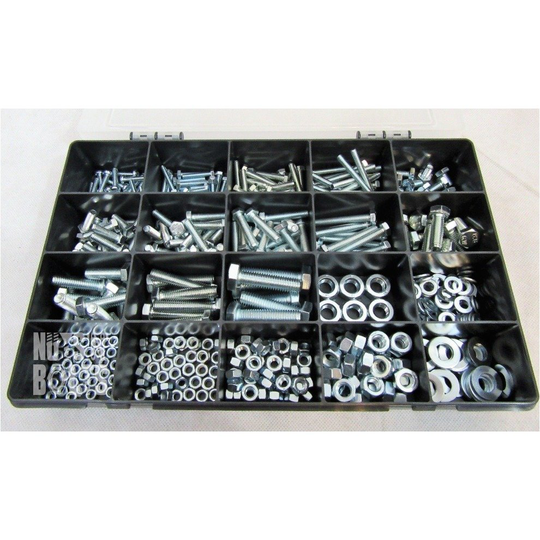 Grade 8.8 Assorted Box kit M4,M5 M6 M8 M10 Nuts And Bolts Zinc