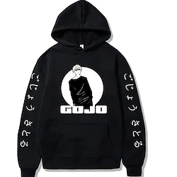 Inspired by Jujutsu Kaisen Gojo Satoru Cosplay Costume Hoodie Cartoon Harajuku Graphic Kawaii Hoodie For Men's Women's Adults' Poly / Cotton Lightinthebox