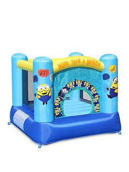 Plum Minions Bouncy Castle With Net Enclosure For Ages 3+, Max Weight 50 Kg