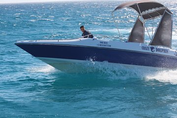 Private Speed boat to Orange Bay Island snorkeling Sea Trip Water Sport-Hurghada