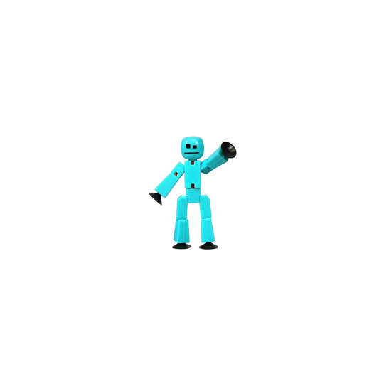 (Aqua) Zing Original Stikbot Figure - New & Boxed