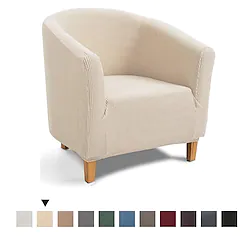 Club Chair Slipcover Stretch Armchair Cover Sofa Cover Couch Furniture Protector for Living Room Jacquard Spandex Couch Covers Lightinthebox