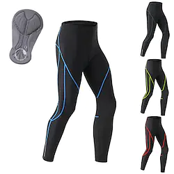 XINTOWN Men's Cycling Tights Bike Tights Bottoms Mountain Bike MTB Road Bike Cycling Sports 3D Pad Anti-slip Strap Moisture Wicking Stretchy fluorescent green Black Spandex Elastane Lycra Clothing Lightinthebox