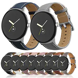 1 PCS Smart Watch Band Compatible with Google Pixel Watch Smartwatch Strap Adjustable Breathable Rugged Leather Loop Replacement Wristband Lightinthebox