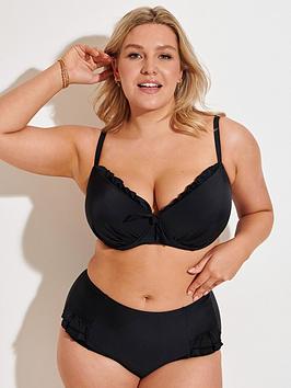 Pour Moi Splash High Waisted Control Brief - Black