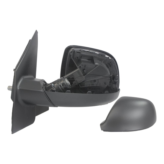 VW Transporter T5 Van 1/2010-2015 Manual Wing Mirror Black Passenger Side N/S