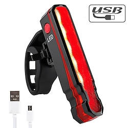 LED Bike Light Rear Bike Tail Light LED Bicycle Cycling Waterproof Super Bright Durable Rechargeable Li-Ion Battery 150 lm USB Camping / Hiking / Caving Everyday Use Cycling / Bike Lightinthebox