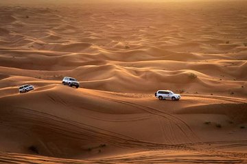 Dubai: Desert Quad Bike Safari, Camel Ride, Sand Surf, & BBQ