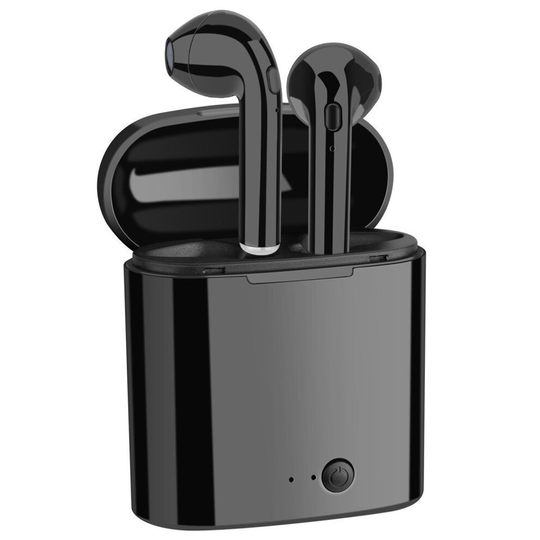 (BLACK) TWS i7S Wireless Bluetooth Earphones Stereo Headset with Charging Box