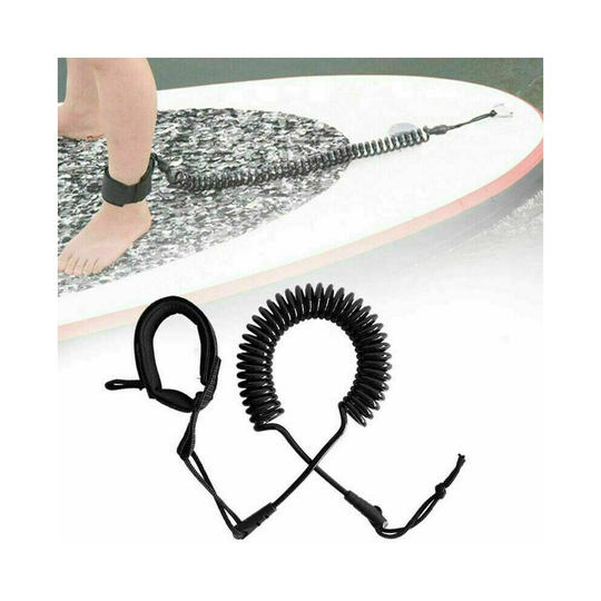 SUP Ankle leash for Water Sports Coil Leash Rope Stand Up Paddle Board