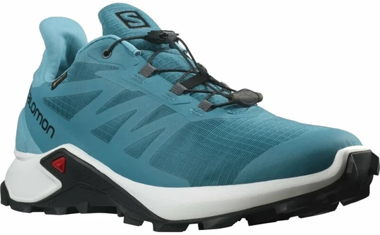 Salomon Supercross 3 GTX Crystal Teal/White/Barrier Reef 44