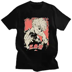 Inspired by Jujutsu Kaisen Gojo Satoru T-shirt Cartoon Manga Anime Harajuku Graphic Kawaii T-shirt For Men's Women's Unisex Adults' Hot Stamping 100% Polyester Lightinthebox