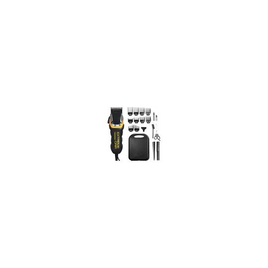 Wahl Extreme Grip Pro Hair Clippers & Head Shaver 10 Attachment Combs