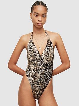 Allsaints Rosa Noche Swimsuit - Yellow