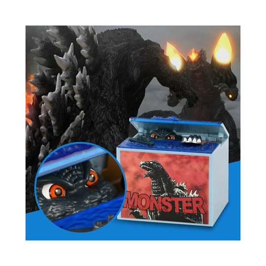 Electronic Coin-Money Piggy Bank Godzilla-Musical