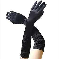 Audrey Hepburn The Great Gatsby 1950s 1920s Cocktail Dress Vintage Dress Dress Gloves Long Gloves Prom Dress Women's Teen Costume Vintage Cosplay Party Prom Gloves Christmas / Hand wash / Halloween Lightinthebox
