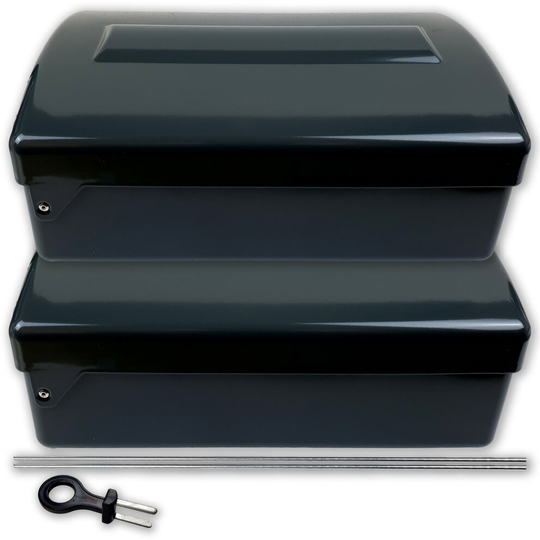 (2 Boxes) Roshield Heavy Duty Metal Rodent Bait Station